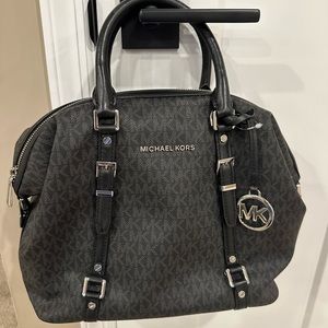 Michael Kors black handbag w/strap